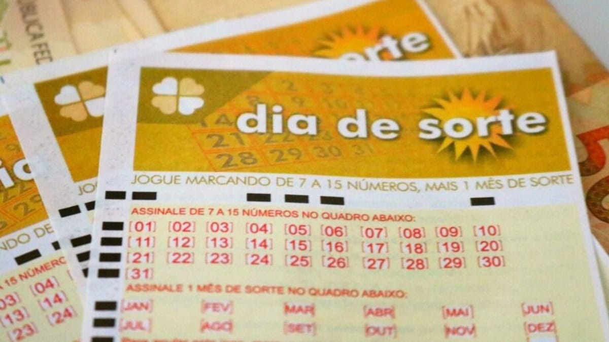 Panfleto de aposta da Loteria Caixa