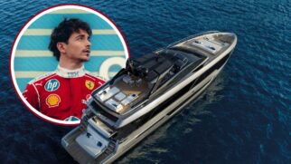 As fotos do novo ‘iate mansão’ de Charles Leclerc, da Ferrari, parecem coisa de outro mundo