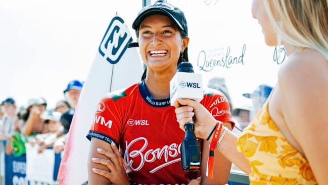 Brasileira Luana Silva está a duas baterias da liderança do ranking e carrão de prêmio