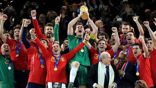Espanha campeã da Copa de 2010