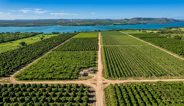 Imagem de produção de uvas