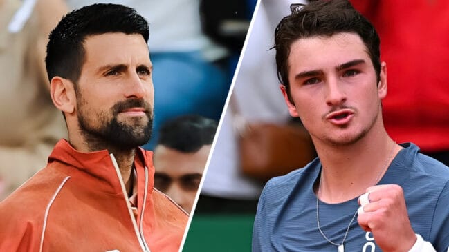 Horário e onde assistir: João Fonseca tenta quebrar péssimo retrospecto do Brasil contra Djokovic