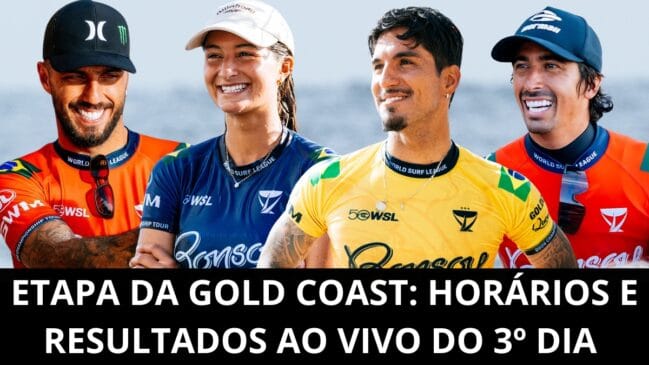 Horário e resultados ao vivo WSL
