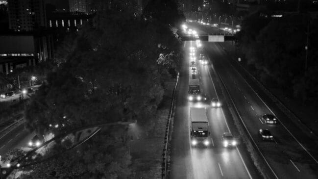 Transito pesado na Imigrantes