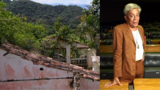 Entre vegetação fechada, piscina vazia e relatos misteriosos, antiga casa de Clodovil virou cenário de vídeos paranormais (Foto: Reprodução/Youtube e Agência Brasil)