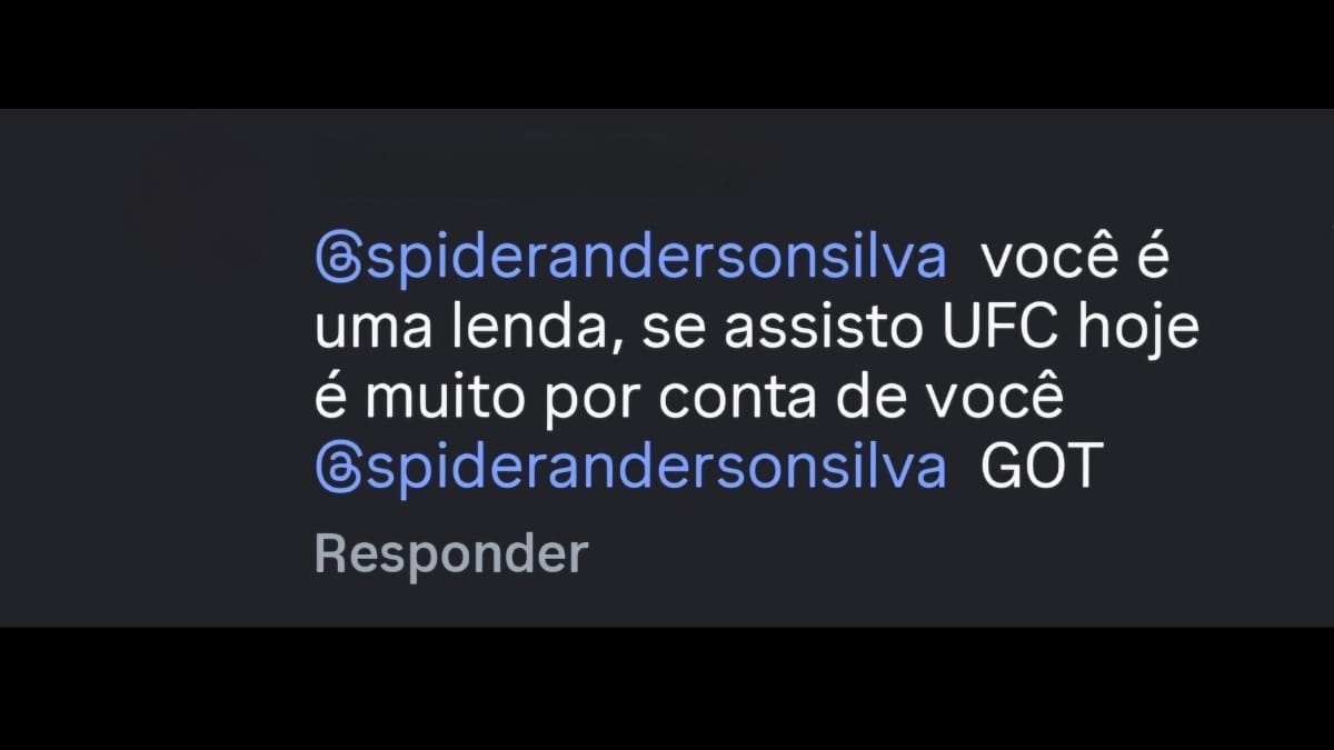 Comentário Anderson Silva