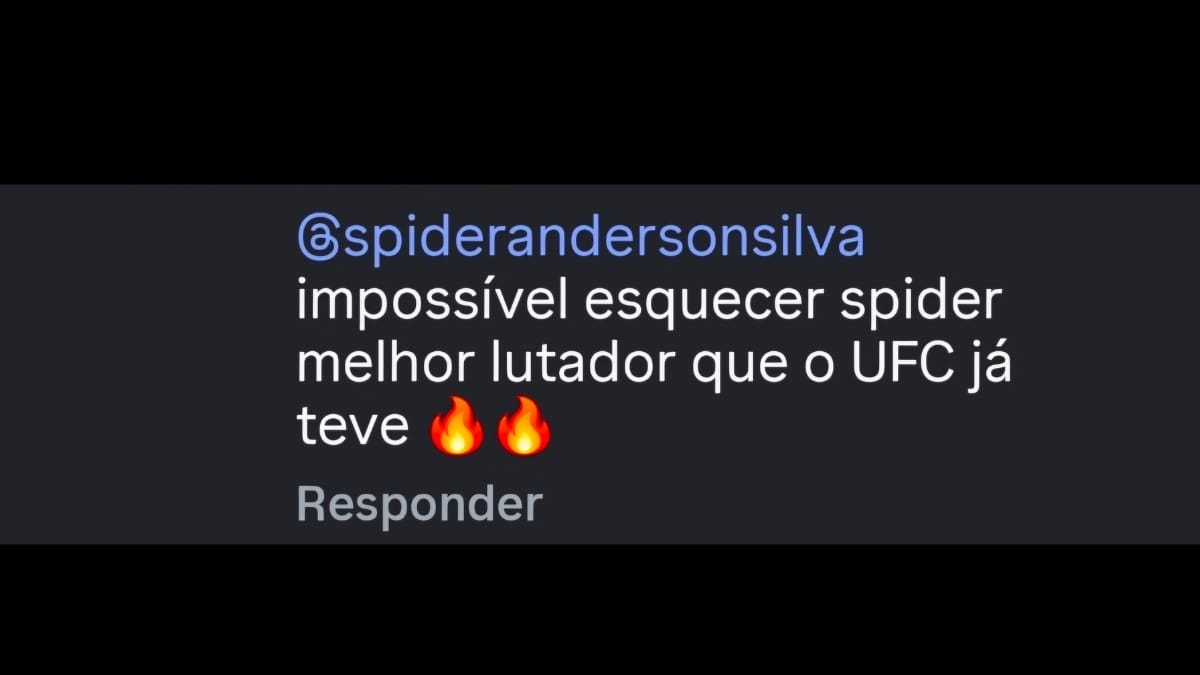 Comentário Anderson Silva