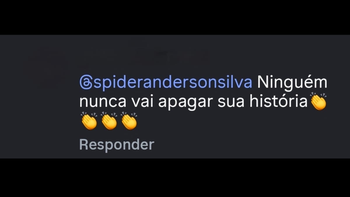 Comentário Anderson Silva