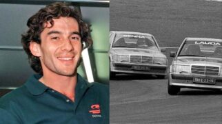 Pouca gente lembra, mas Ayrton Senna humilhou campeões da F1 com um Mercedes de rua