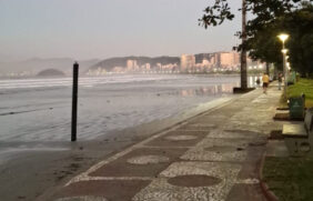 Ressaca em Santos