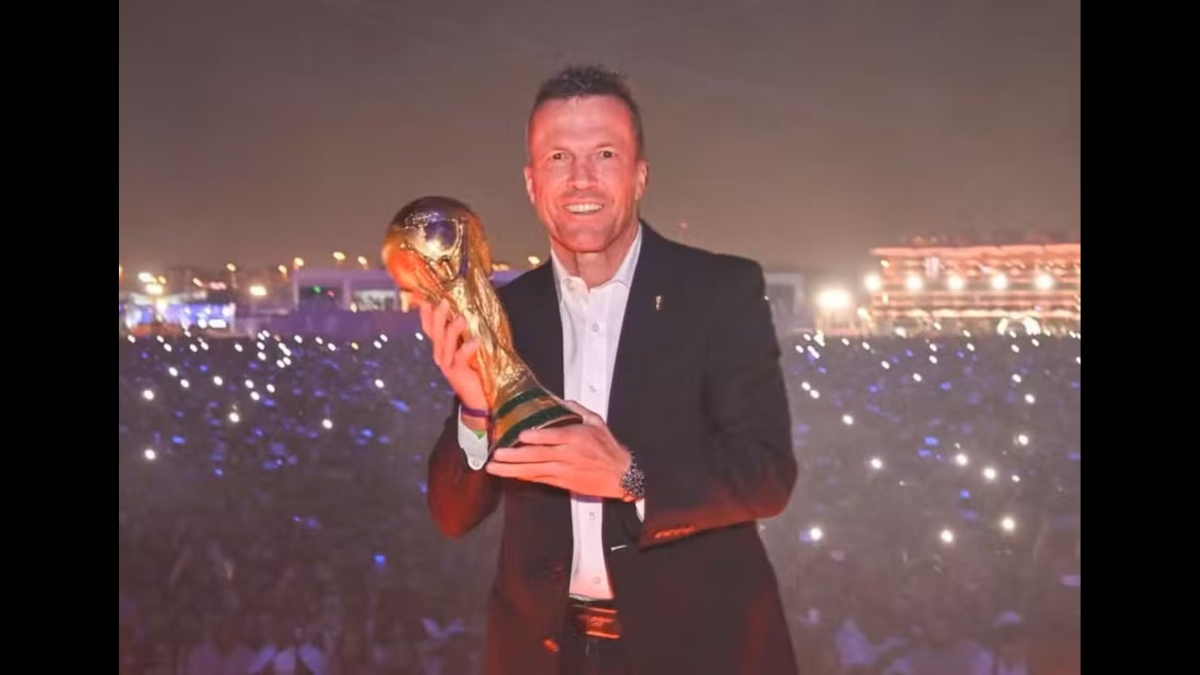 Lothar Matthaus jogou cinco vezes a Copa e ganhou uma vez
