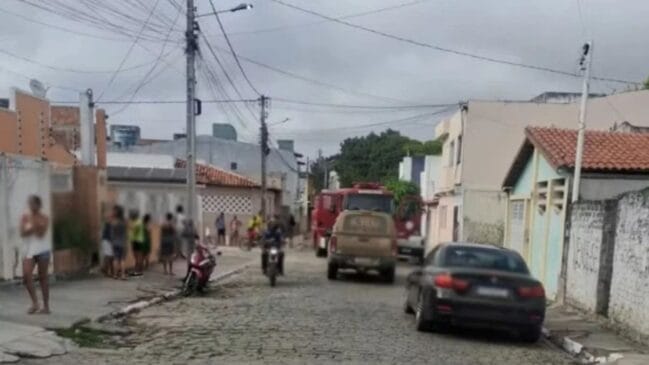 Foto da rua do ocorrido