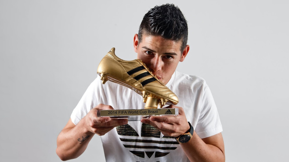 James Rodriguez artilheiro da Copa de 2014, no Brasil