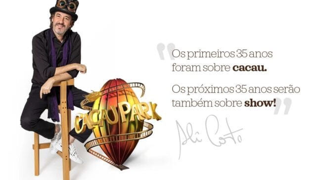 Alê Costa, dono da Cacau Show e do futuro Cacau Park, também apelidado de Willy Wonka brasileiro