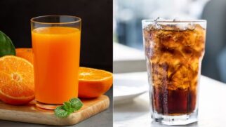refrigerante vs suco freepik