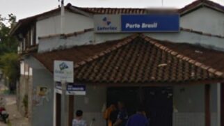 A imagem mostra a loterica Porto Brasil