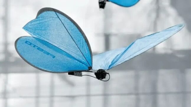 Borboleta robótica criada na China