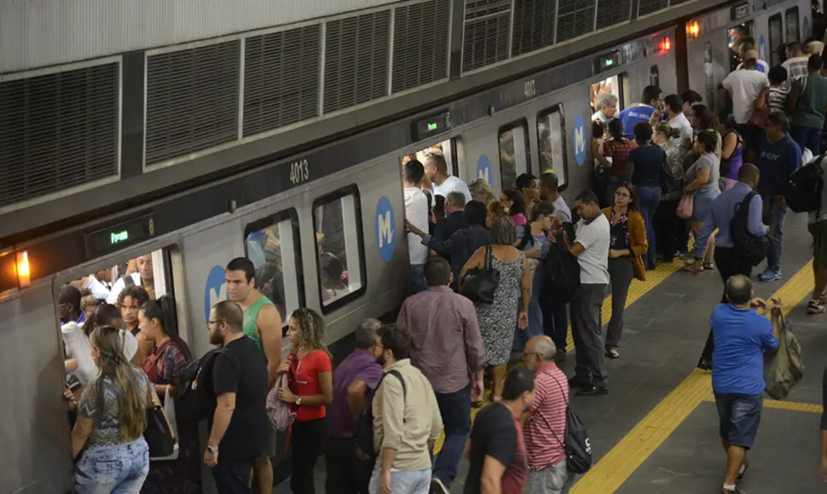 Movimentação no Metrô de São Paulo