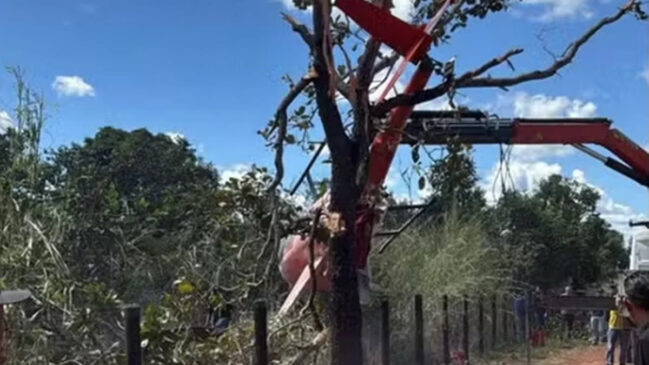Helicóptero de Henrique e Juliano