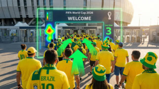Inteligência Artificial monitora estádios para acabar com filas e aglomerações, além de controlar fluxo de pessoas