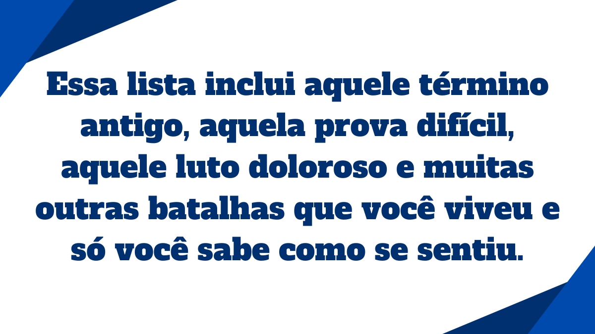 Card cinza escuro com texto centralizado alertando para não negociar com a mente quando o alarme tocar.