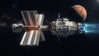 Rumo a Marte: A revolucionária nave SR-1 Freedom da NASA em sua jornada interplanetária