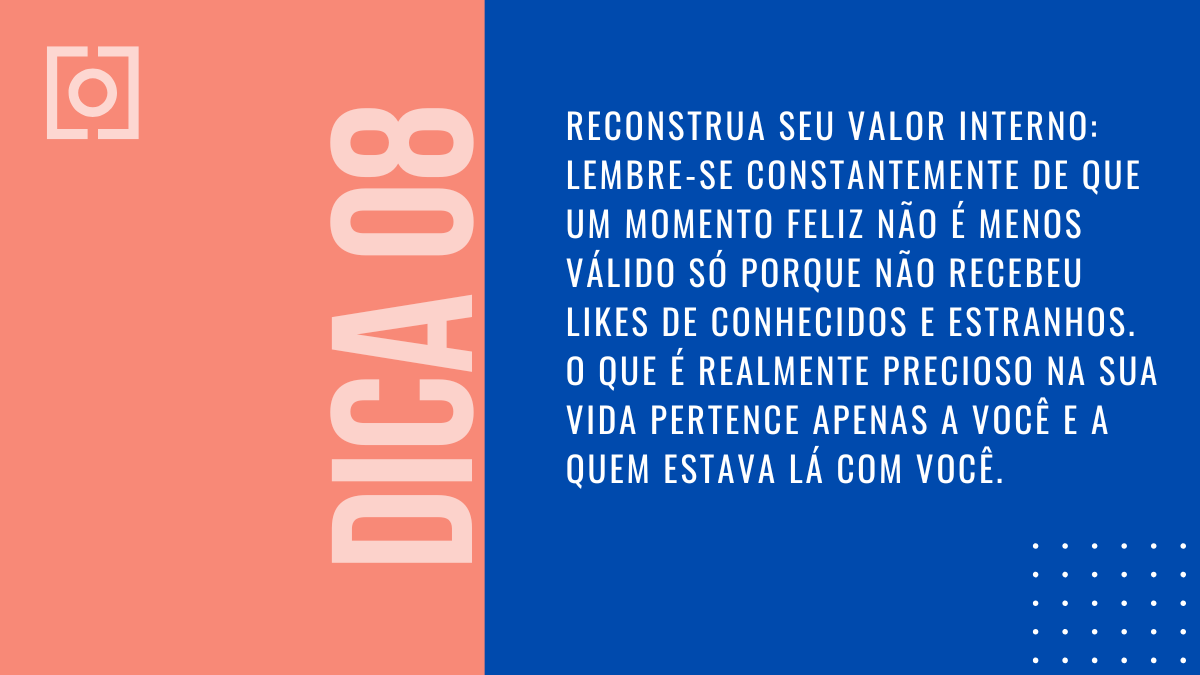 Card da Dica 08 focada em reconstruir o valor interno independente de likes.