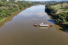 Local onde ponte será construída no Paraná