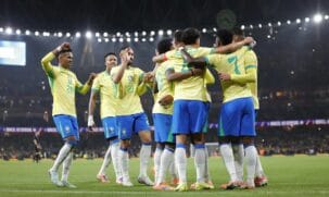 Seleçao brasileira em campo