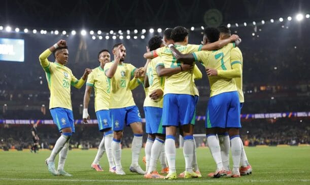 Seleçao brasileira em campo
