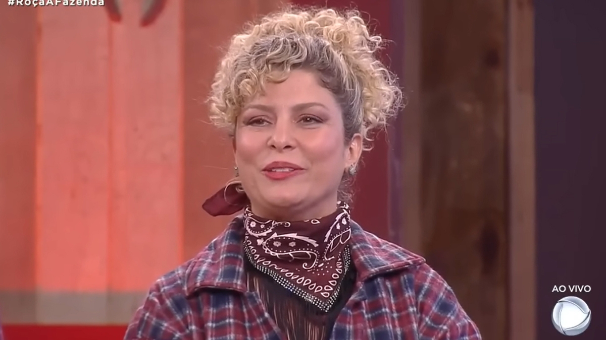 Bárbara Borges em participação no programa A Fazenda