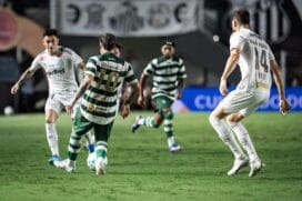 Jogo entre Santos e Coritiba