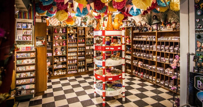 Imagem de uma loja de doces
