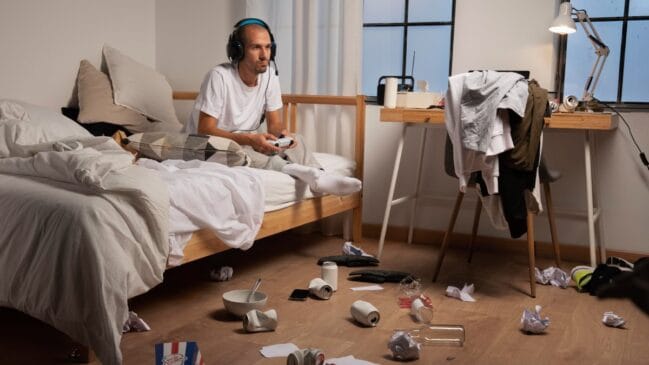 Psicologia revela como ambientes desorganizados influenciam emoções, humor e até a percepção de controle no dia a dia (Foto: Freepik)