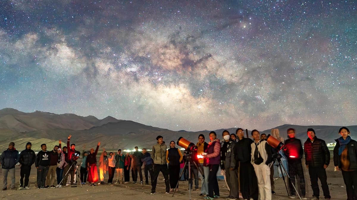 A 5.290 metros de altitude, esta vila revela uma das visões mais extraordinárias do universo na Terra - hanle ladakh índia