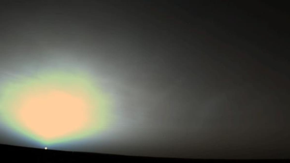 A NASA mostrou como é o pôr do sol em Marte e as imagens impressionam - Galeria sol azul em Marte (3)
