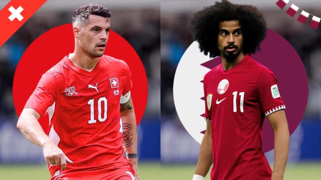 Catar x Suíça pela Copa do Mundo: onde assistir ao vivo, horário e prováveis escalações