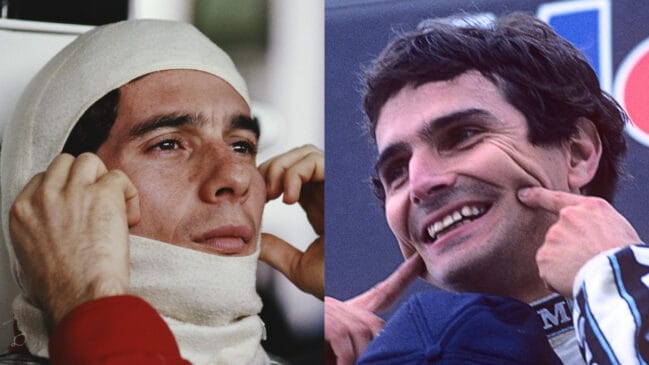 Ayrton Senna foi chamado de “taxista” por Nelson Piquet e perdeu vaga na Fórmula 1