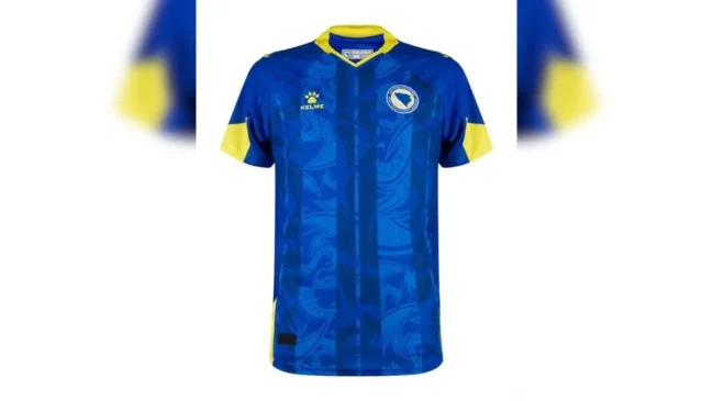 Camisa 1 (Home) da Bósnia e Herzegovina / Divulgação
