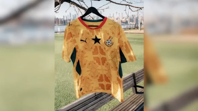 Camisa 2 (Away) de Gana / Divulgação