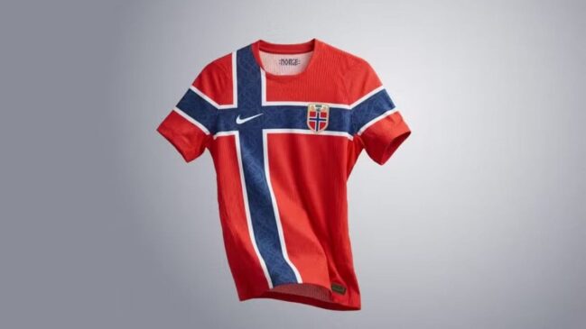 Camisa 1 (Home) da Noruega / Divulgação