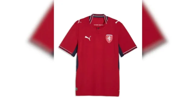 Camisa 1 (Home) da República Tcheca / Divulgação