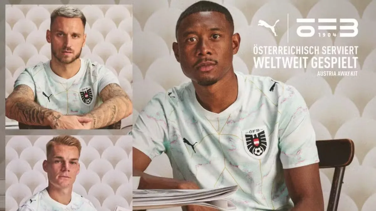 Camisa 1 (Home) da Áustria
