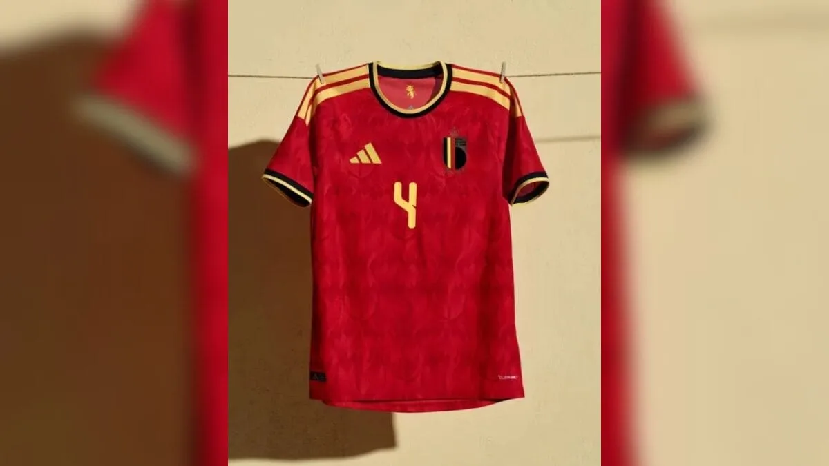 Camisa 1 (Home) da Bélgica / Divulgação
