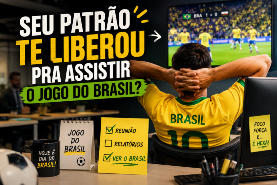 Seu patrão liberou pra assistir Brasil x Japão? Vote na enquete e veja as respostas!