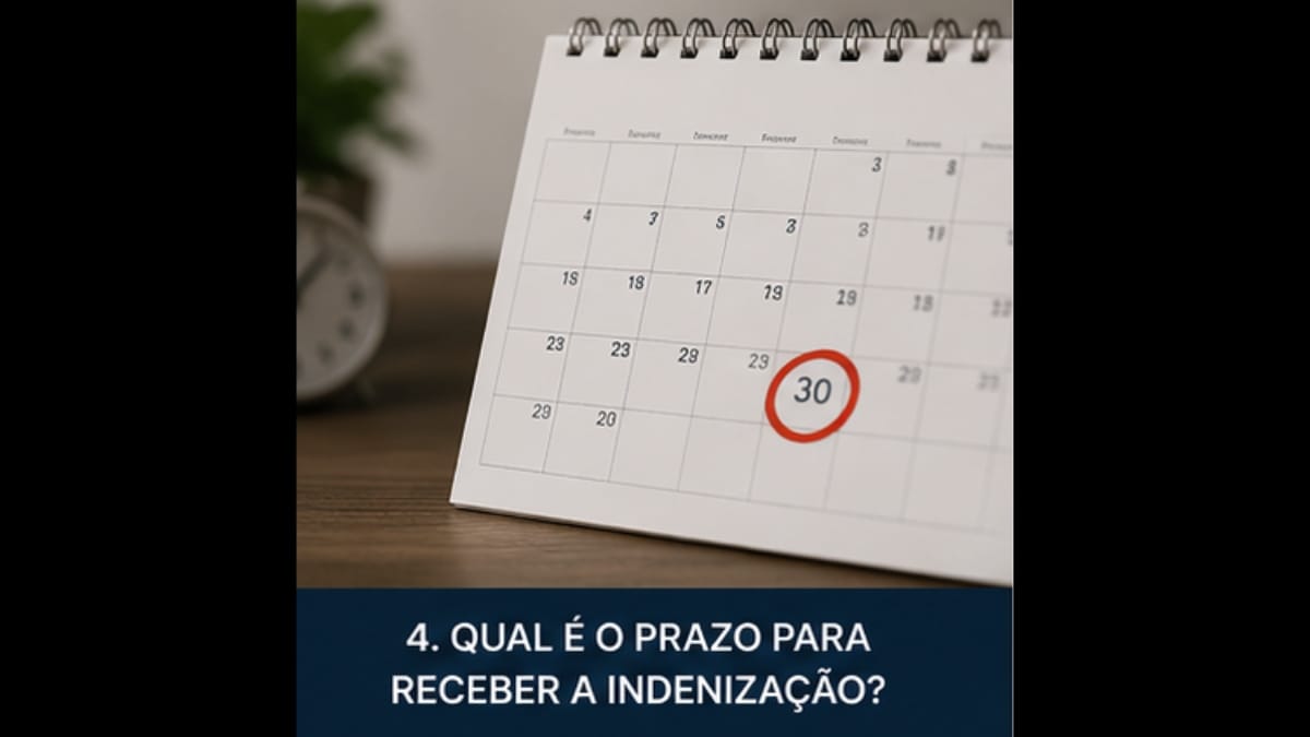 Calendário de mesa com a data 30 destacada em vermelho.