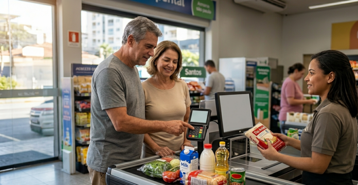 O medo de ter a conta bloqueada por compras de varejo afasta consumidores dos programas de fidelidade, mas a verdadeira malha fiscal eletrônica concentra esforços em grandes movimentações bancárias/Imagem feita por IA