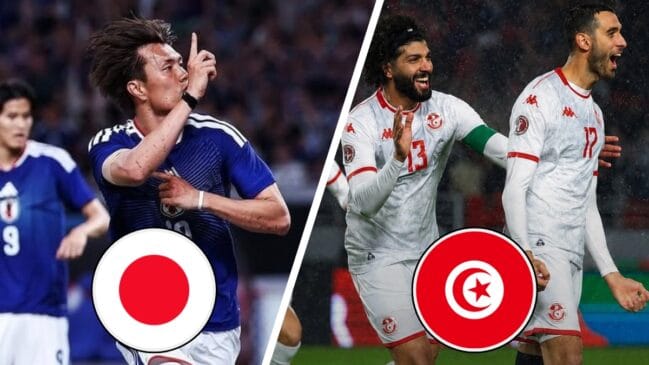 Que horas começa Tunísia x Japão? Onde assistir e escalações da 2ª rodada da Copa do Mundo