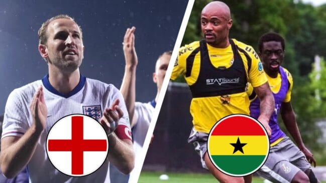 Inglaterra x Gana