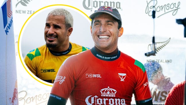 Italo Ferreira luta até o fim, mas acaba vice-campeão perdendo para feito inédito de italiano na WSL